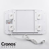 Cronos infraröd värmepanel för montering under skrivbordet, effekt 120 W, timer, 3 effektnivåer, DCH-150
