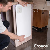 Cronos infraröd värmepanel för montering under skrivbordet, effekt 120 W, timer, 3 effektnivåer, DCH-150