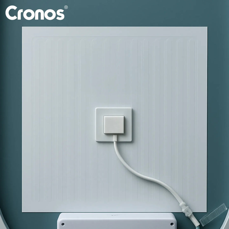 Cronos uppvärmt spegel, ovalt 50x80 cm, LED i tre färger, skyddsklass IP44, imskyddssystem