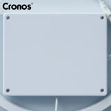 Cronos uppvärmt spegel, ovalt 50x80 cm, LED i tre färger, skyddsklass IP44, imskyddssystem
