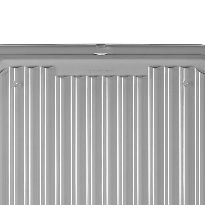 Moxom SolidStore-behållare, volym 80 liter, grå, lock med klämmor, med hjul, BPA-fri, 04-0217