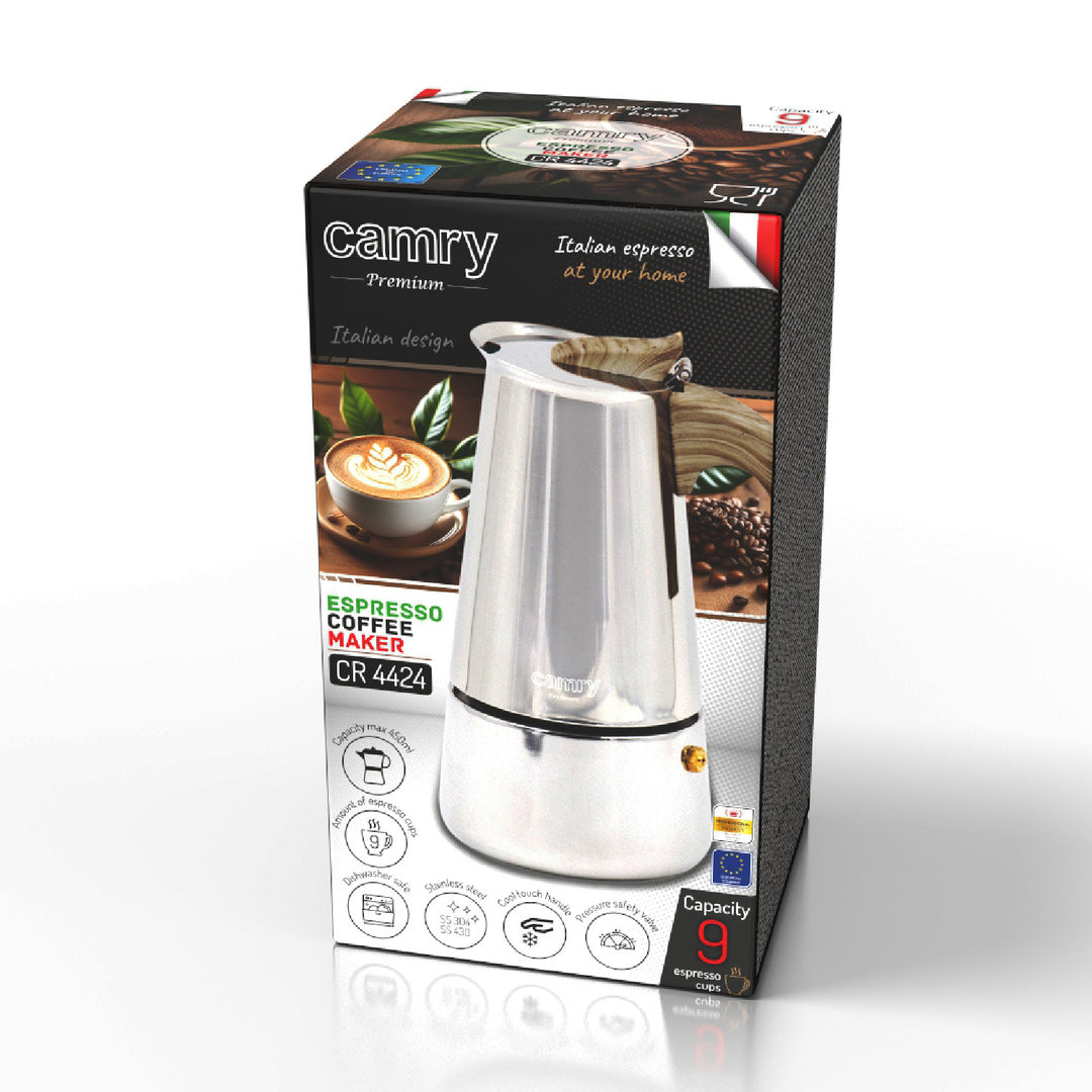 Espressobryggare, kaffebryggare, 450 ml, Camry CR 4424