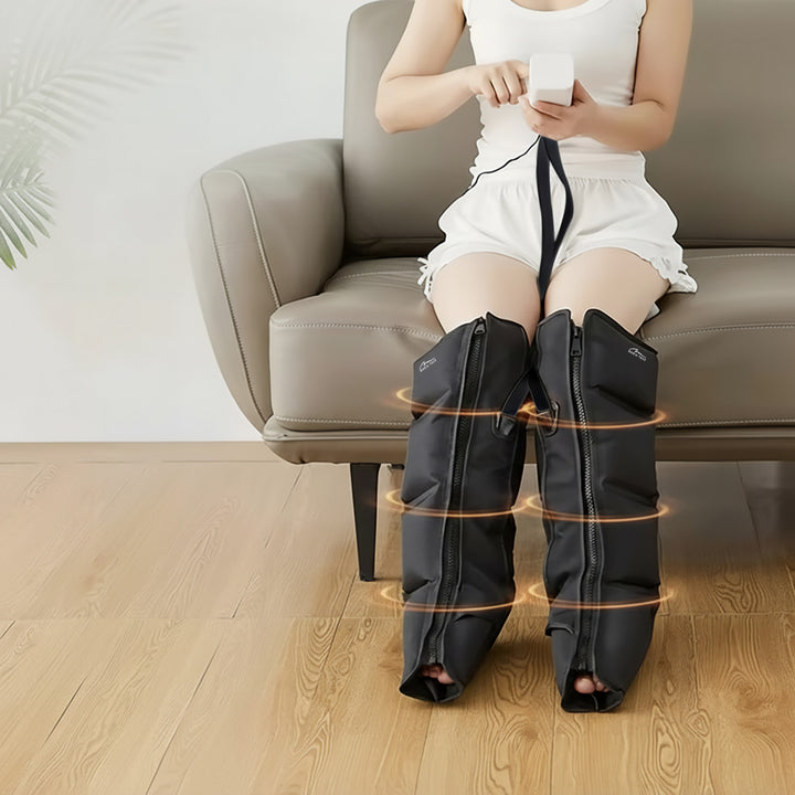 Lymfmassager för benen, trådlös, värmande, Mediatech, MT6542