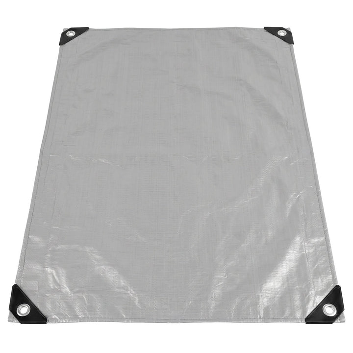 Silverfärgad presenning 120 g, 4 x 6 m, VA0476, vattentät, Vayox
