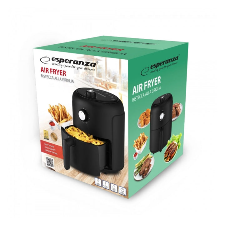 Fettfri fritös, Bistecca alla Griglia, 2,6 l, 1 000 W, EKA001, Esperanza