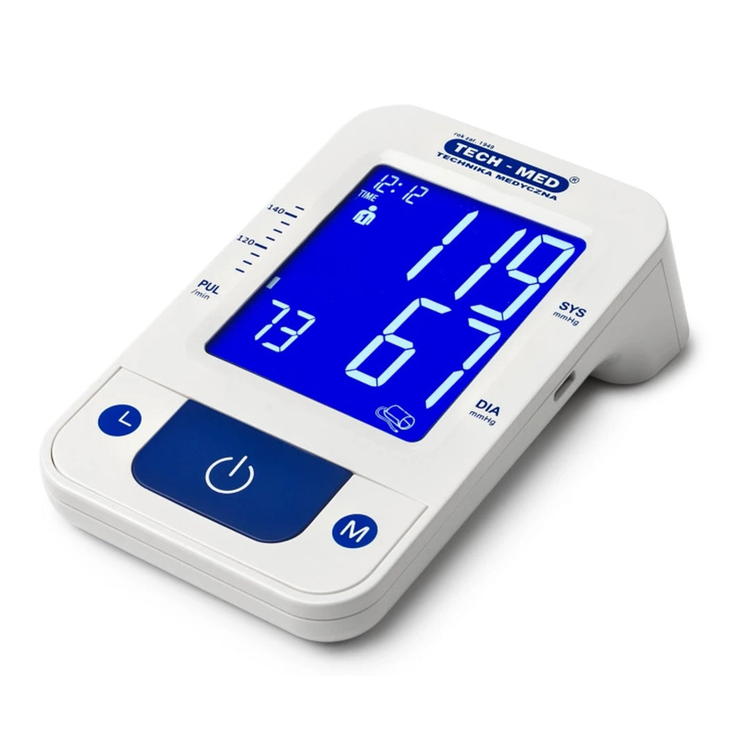 Elektronisk blodtrycksmätare, röstfunktion, manschett 22–42 cm, IHB-indikator, TMA-CONTROL3, Techmed