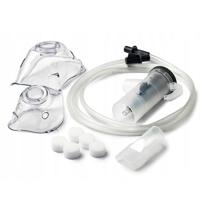Kompressorinhalator, 2 ansiktsmasker, KT-NEB FAMILY, Techmed