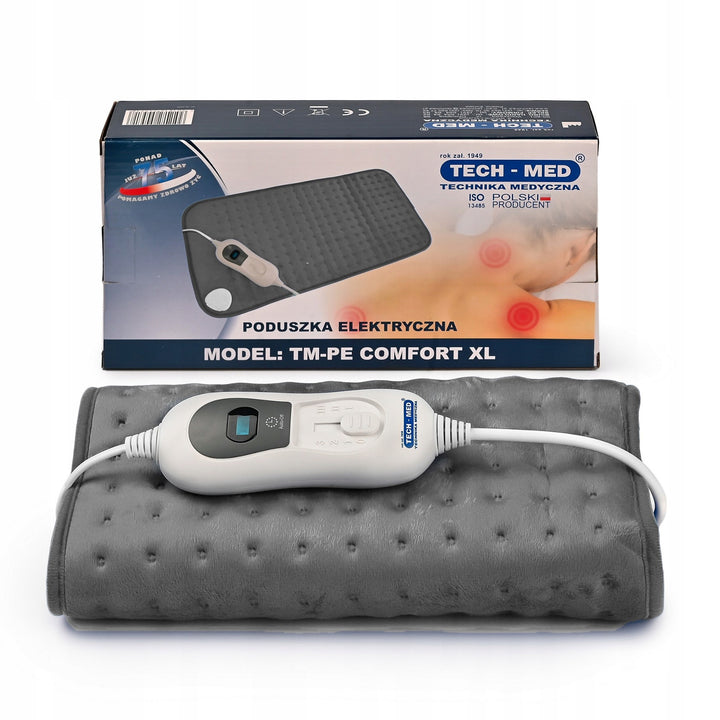 Elektrisk värmekudde, 3 värmenivåer, 30x60 cm, effekt 100 W, TM-PE COMFORT XL, Tech-Med