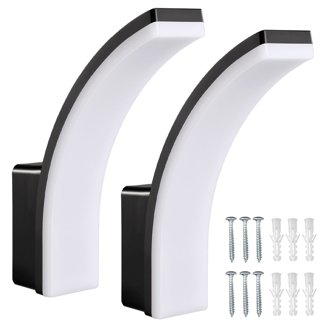 Maclean LED-lampa, svart, 20 W, IP65, 2750 lm, neutralvit färg (4000 K) MCE511 B, 2 stycken