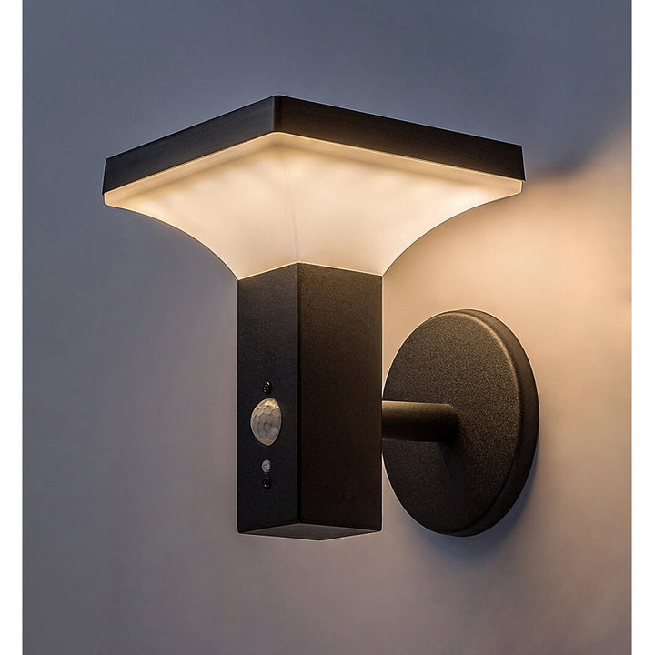Rabalux-lampa, väggmonterad, utomhus, solcellsdriven, IP44, LED 4 W, Geleen, 2 st