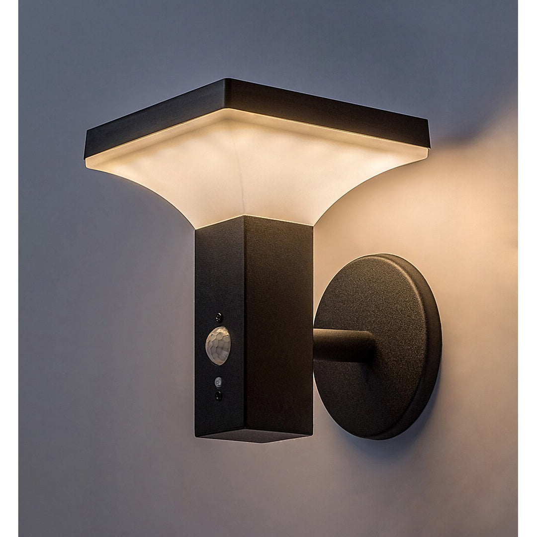 Rabalux-lampa, väggmonterad, utomhus, solcellsdriven, IP44, LED 4 W, Geleen, 4 stycken