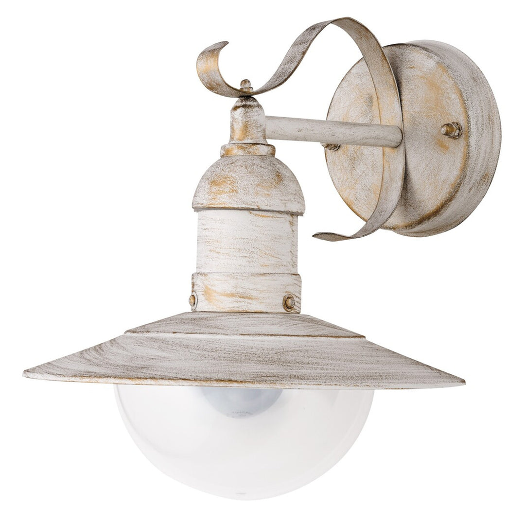 Rabalux vägglampa, utomhus, IP44, E27, max 60 W, antikvit, Oslo, 4 st