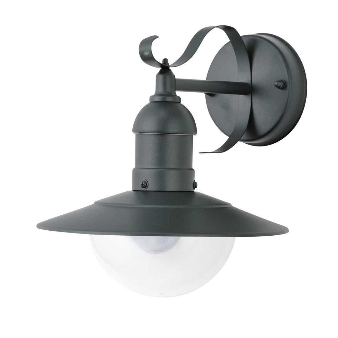 Rabalux vägglampa, utomhus, IP44, E27, max 60 W, grön, Oslo, 4 stycken