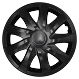 Universell bilhjulskåpa 15'' NRM DRACO, matt svart, 1 st