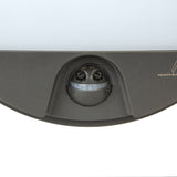 Maclean LED-lampa med rörelsesensor, PIR-sensor, grå, 15 W, IP54, 1100 lm, neutral färg, MCE291 W, 2 stycken
