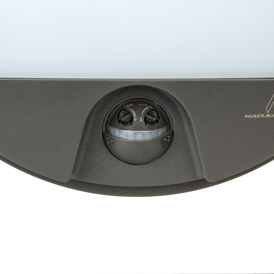 Maclean LED-lampa med rörelsesensor, PIR-sensor, grå, 15 W, IP54, 1100 lm, neutral färg, MCE291 W, 2 stycken