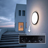 Maclean LED-lampa med rörelsesensor, PIR-sensor, svart, 10 W, IP65, 1000 lm, neutral färg, MCE525 B, 2 st
