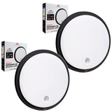 Maclean LED-lampa med rörelsesensor, PIR-sensor, svart, 10 W, IP65, 1000 lm, neutral färg, MCE525 B, 2 st