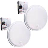 Maclean LED-lampa med rörelsesensor, PIR-sensor, vit, 10 W, IP65, 1000 lm, neutral ljusfärg, MCE525 W, 2 st.