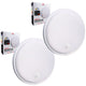 Maclean LED-lampa med rörelsesensor, PIR-sensor, vit, 10 W, IP65, 1000 lm, neutral ljusfärg, MCE525 W, 2 st.