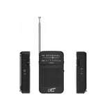 Fickradio LXLTC2029C LEGA med AM/FM/AUX, batteridriven LTC + 2 st. alkaliska AA-batterier från Varta Industrial