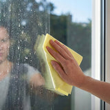 Vileda Actifibre Pro-duk för glas och fönster, kan tvättas i tvättmaskin, PVA-beläggning, lämnar inga ränder eller vattenfläckar, rengör med enbart vatten, 183298, 3 stycken