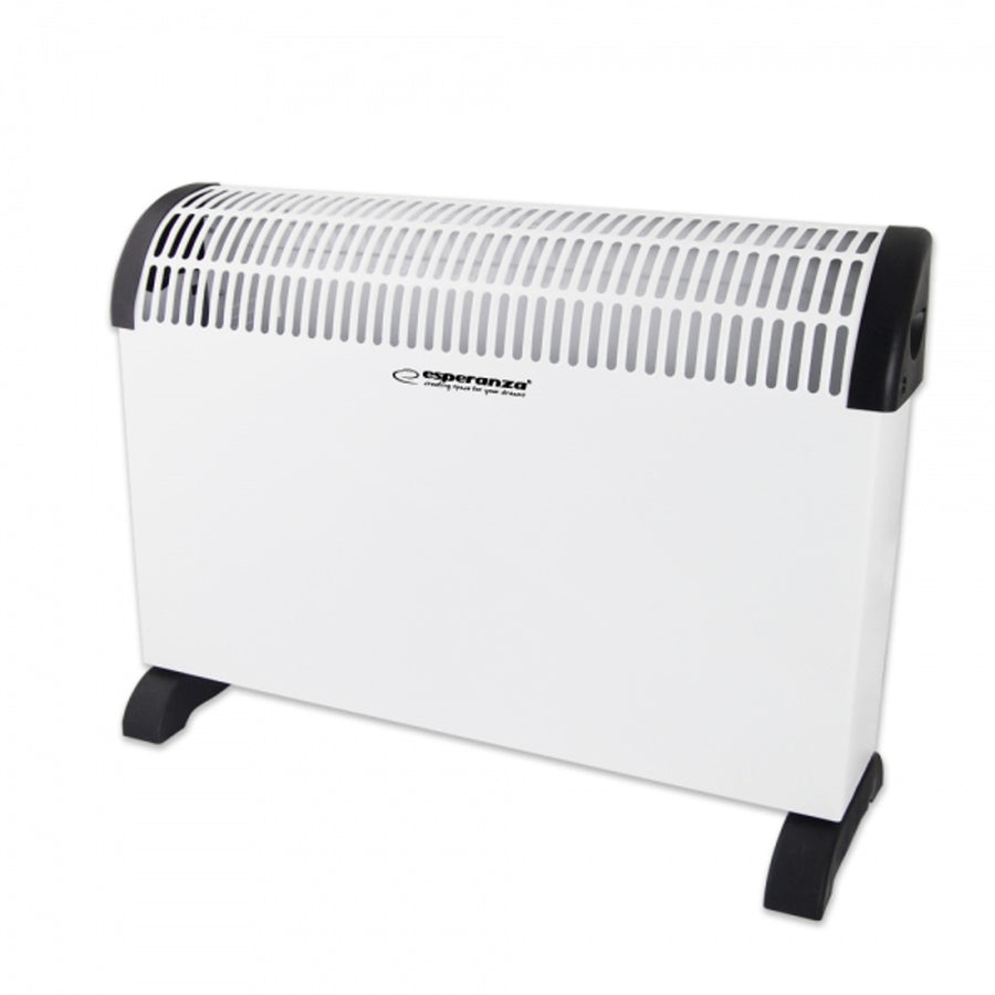 Konvektorvärmare, elektrisk, med termostat, 2000 W, vit, Esperanza