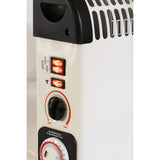 Konvektorvärmare, elektrisk, termostat, 2000 W, 24-timmars timer, vit, sladd 150 cm, Mesko, MS 7741W
