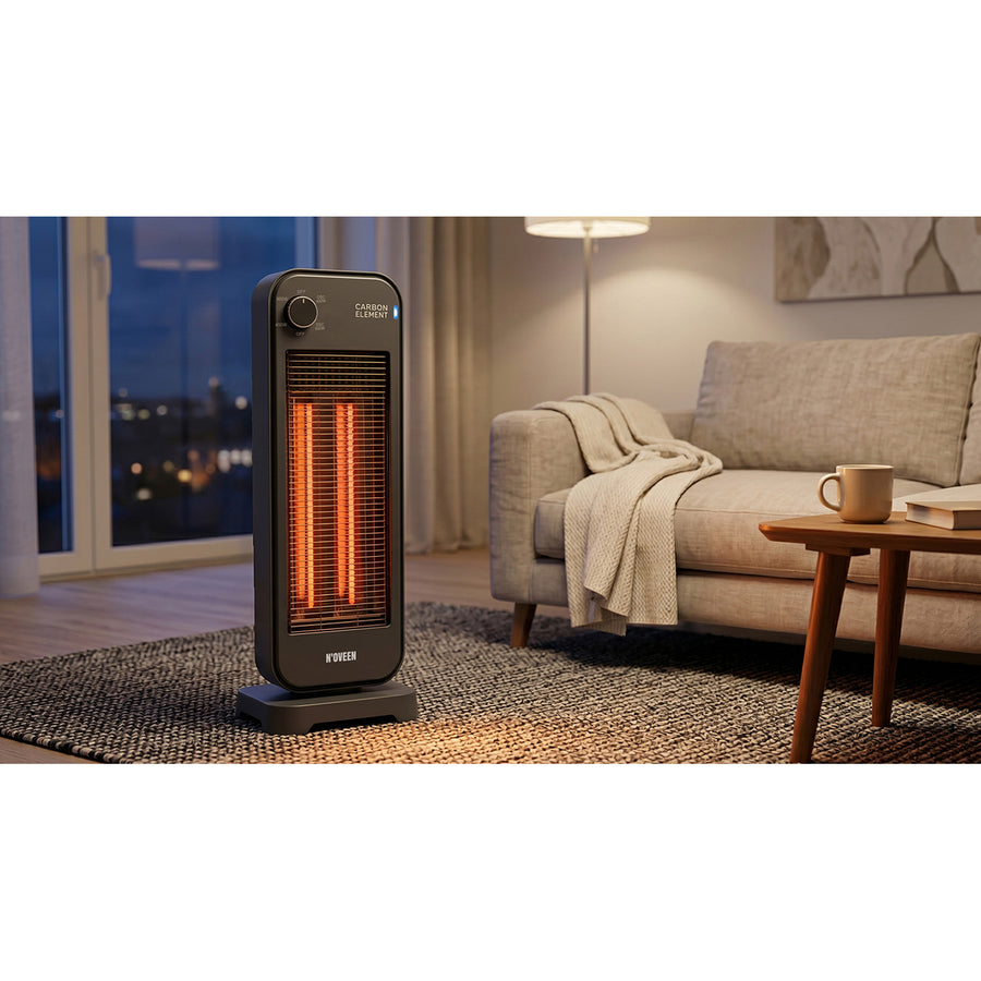 Strålningsvärmare, infraröd 900 W, 2 värmenivåer, Noveen