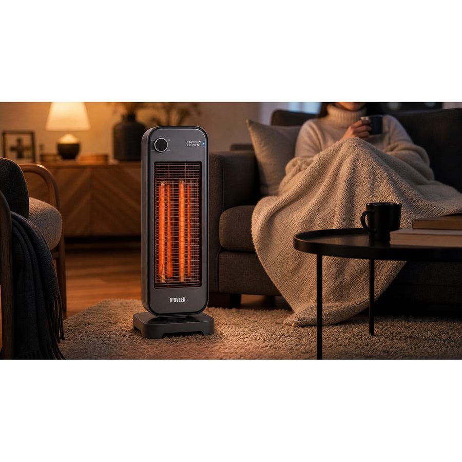 Strålningsvärmare, infraröd 900 W, 2 värmenivåer, Noveen