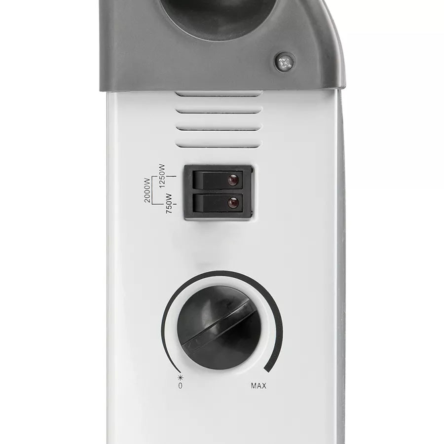 Konvektorvärmare, elektrisk, 2000 W, termostat, vit, Noveen