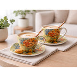Porslinskoppar Van Gogh Maki 2x250 ml, set om 2 stycken, Queen Isabell