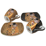 Porslinskoppar för espresso, Klimt – Kyssen, 2 st à 100 ml, Queen Isabell