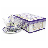 Teservis ”Lavendel”, kopp och tekanna (tea for one) Queen Isabell