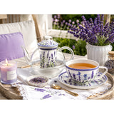 Teservis ”Lavendel”, kopp och tekanna (tea for one) Queen Isabell