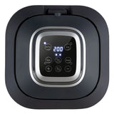 LOVIO PureFry Ultra Crisp LVAF003BK fettfri luftfritös, 4 l + 1,5 l, 1550 W, svart, med glasbehållare