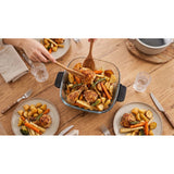 LOVIO PureFry Ultra Crisp LVAF003BK fettfri luftfritös, 4 l + 1,5 l, 1550 W, svart, med glasbehållare