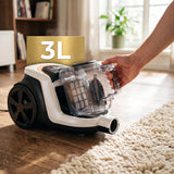 Påsfri dammsugare LOVIO VacuuFlex L PRO LVCVC004 899 W 3 L med fjärrkontroll
