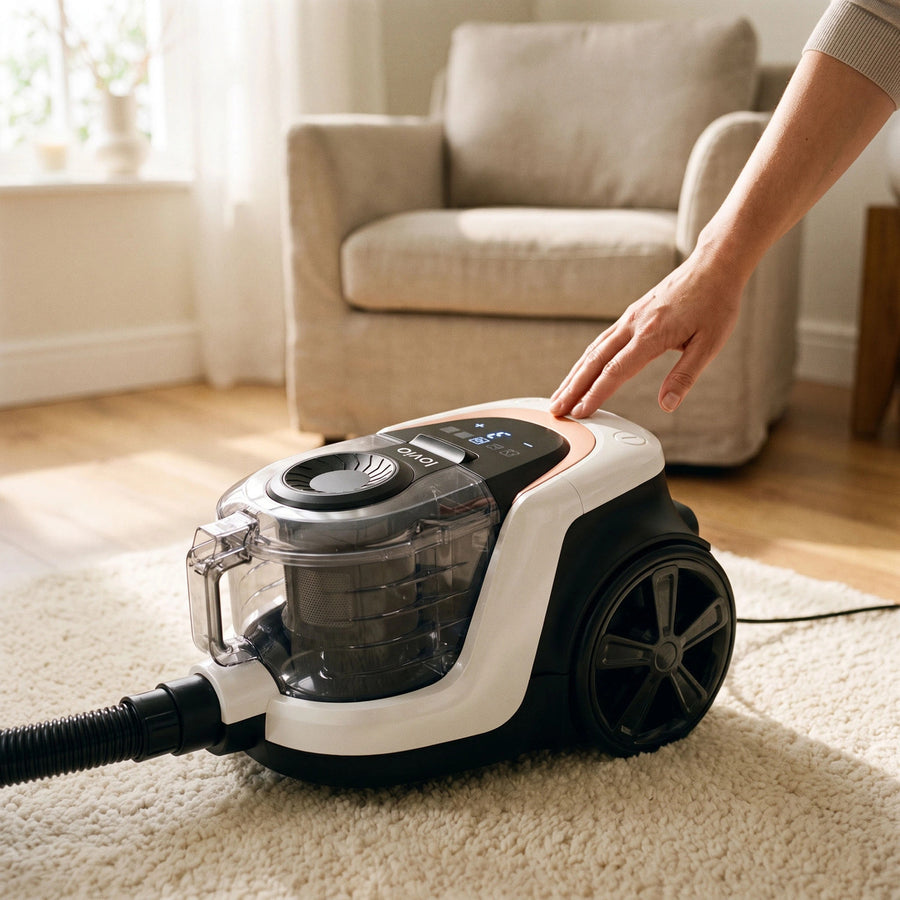 Påsfri dammsugare LOVIO VacuuFlex L PRO LVCVC004 899 W 3 L med fjärrkontroll