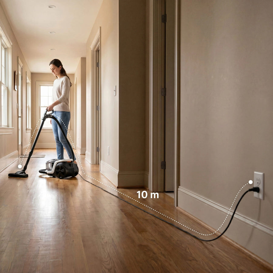 Påsfri dammsugare LOVIO VacuuFlex L PRO LVCVC004 899 W 3 L med fjärrkontroll
