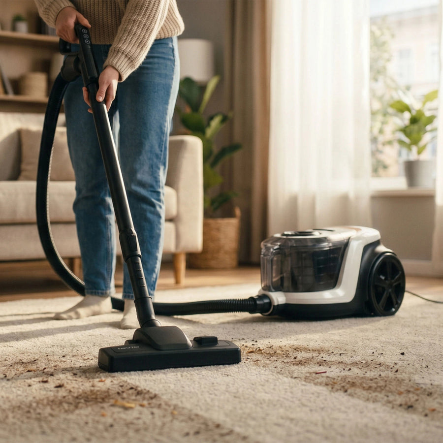 Påsfri dammsugare LOVIO VacuuFlex L PRO LVCVC004 899 W 3 L med fjärrkontroll