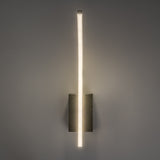 Inomhusvägglampa Tilmann, gunmetal, LED 10 W, 550 lm, 4000 K, H 36 cm, IP44, beröringsstyrd, 75 000
