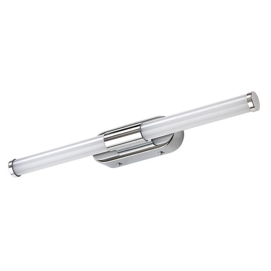 Tenebra vägglampa för inomhusbruk, LED 6 W, 730 lm, 4000 K, L 40 cm, IP44, krom, 75094