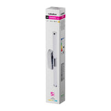 Tenebra vägglampa för inomhusbruk, LED 6 W, 730 lm, 4000 K, L 40 cm, IP44, krom, 75094