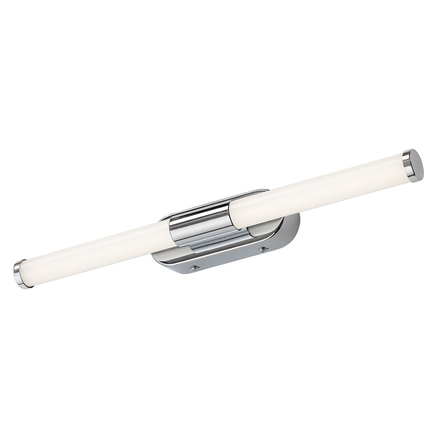 Tenebra vägglampa för inomhusbruk, LED 6 W, 730 lm, 4000 K, L 40 cm, IP44, krom, 75094