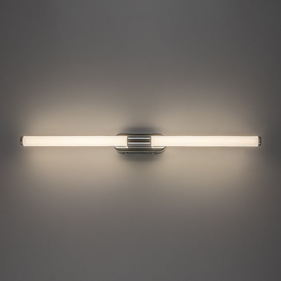 Tenebra vägglampa för inomhusbruk, LED 8 W, 1000 lm, 4000 K, L 60 cm, IP44, krom, 75095