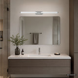 Tenebra vägglampa för inomhusbruk, LED 8 W, 1000 lm, 4000 K, L 60 cm, IP44, krom, 75095