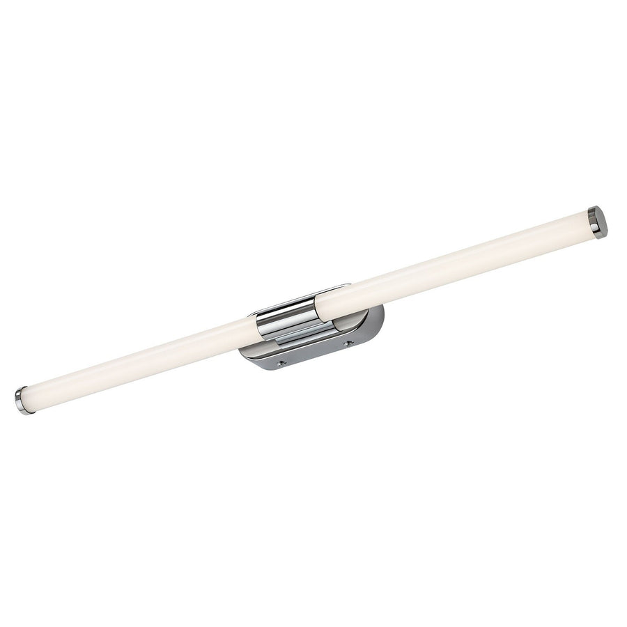 Tenebra vägglampa för inomhusbruk, LED 8 W, 1000 lm, 4000 K, L 60 cm, IP44, krom, 75095