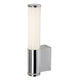 Tenero vägglampa för inomhusbruk, LED 6 W, 4000 K, 600 lm, H 29 cm, krom, IP44, 75100