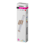 Badrumsvägglampa, Calyn, LED 8 W, 4000 K, 620 lm, L 40 cm, guldfärgad, IP44, 75104
